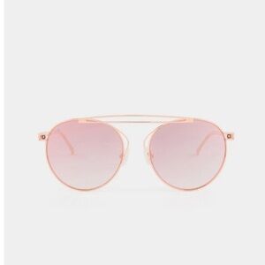 For Art’s Sake T-Shirt Rose Mirrored Aviator Sunglasses